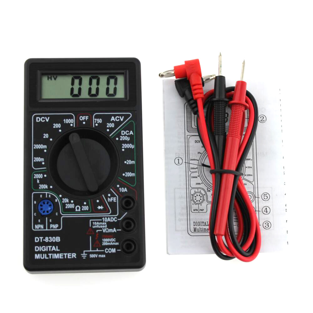 DT-830B digital multimeter digital Universal Universal handheld multimeter Black