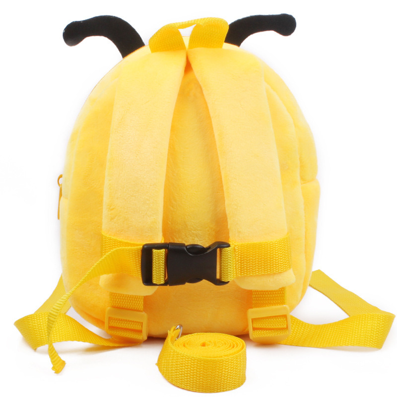 Cute 1-2 years old boys and girls baby bag anti-lost cartoon plush bag baby traction rope a generation of hair