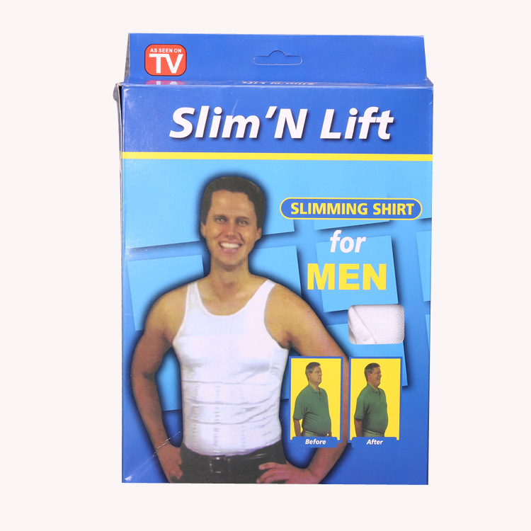 Amazon cross-border explosions slim n lift foreign trade men's body-shaping vest waist abdomen