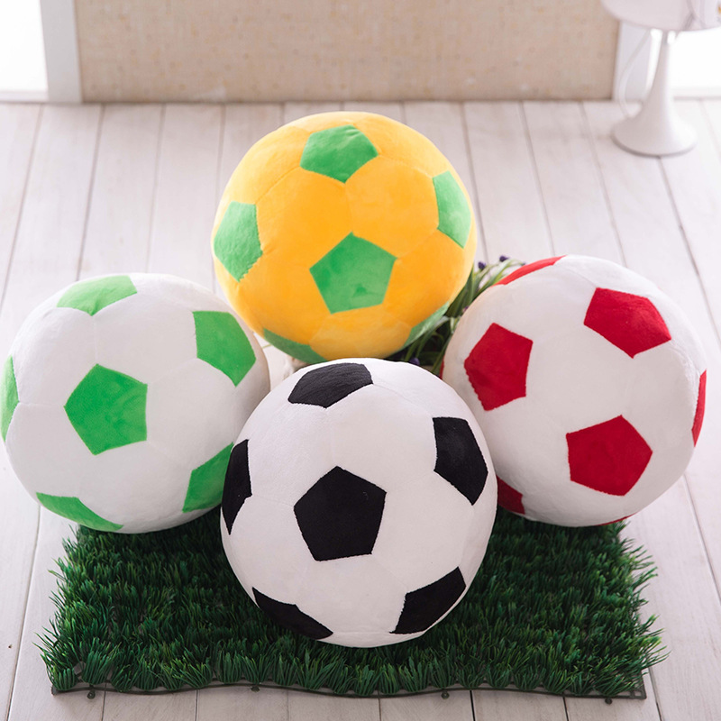 Manufacturers wholesale children's plush toys football plush toys props doll printable logo children's gifts