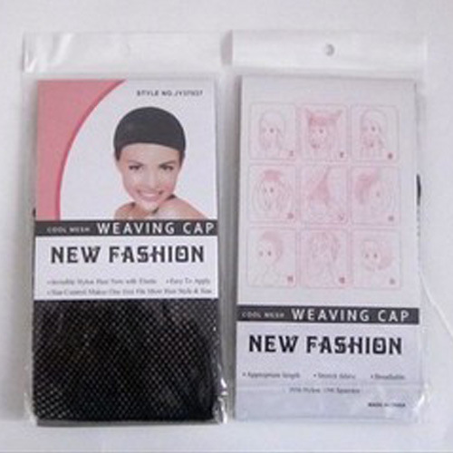Yiwu daixiu wig hair net for wearing chemical fiber hair cover net wig mesh cap double-headed hair net