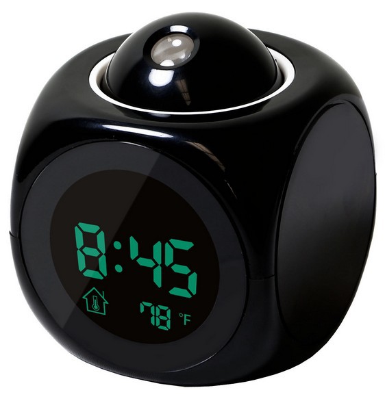 New multifunctional projection alarm clock LED projection alarm clock Voice alarm clock Projection clock