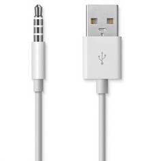 3.5 Revolution USB revolution Connection usb to 3.5mm audio clip line conversion line mp3 earphone charging 15cm