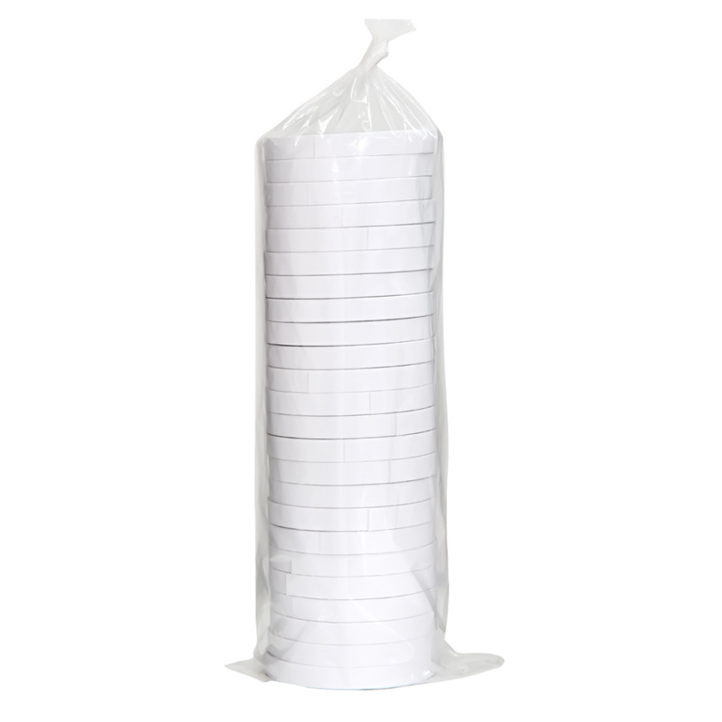 Double-sided adhesive Deli 30401 double-sided cotton paper tape 12mm white hot melt cotton paper tape office home