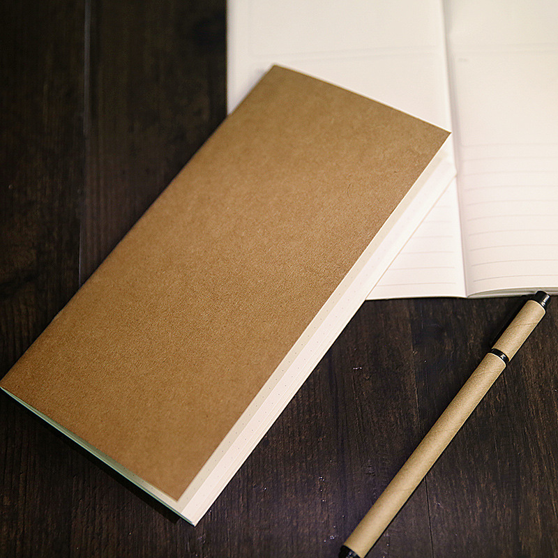 Standard 21*11 travel notebook core travel diary notebook Kraft paper notebook