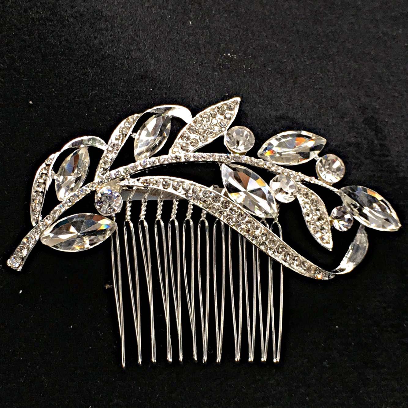 Popular bridal hair comb wedding dress hair accessories headdress wedding accessories rhinestone coil hair plug hair comb pearl hair comb