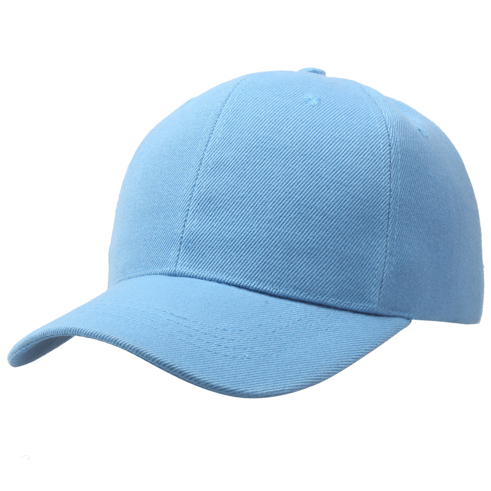 Spot wholesale cotton thick solid color blank cap hat work cap advertising cap baseball cap Korean tide