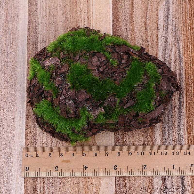 平山居石多形状植毛苔ブロックシミュレーション緑植生け花材料シミュレーション緑植物スポット|undefined
