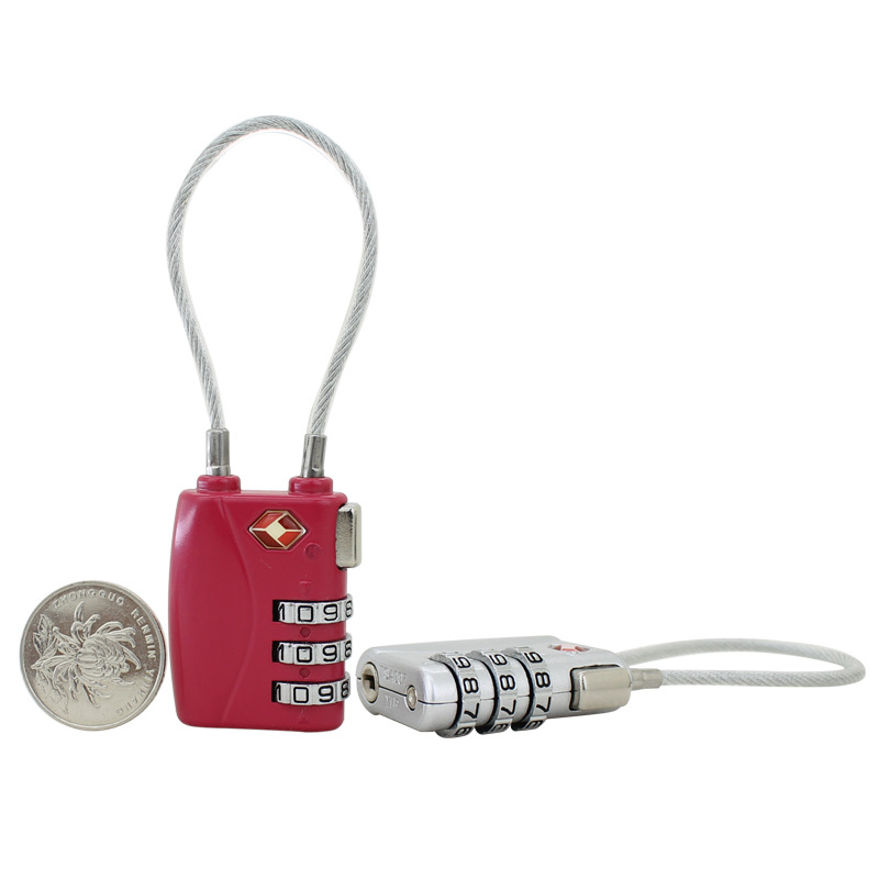 tsa Customs lock jiashijie TSA password lock 719Logo mini bag small hanging lock customs password lock