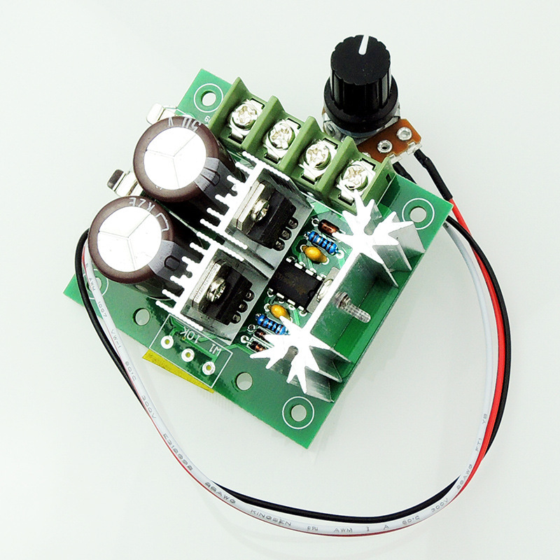 Pwm直流ブラシ付きモータ調速機外付け調速ノブ12v-40v 10aヒューズccmh hac|undefined