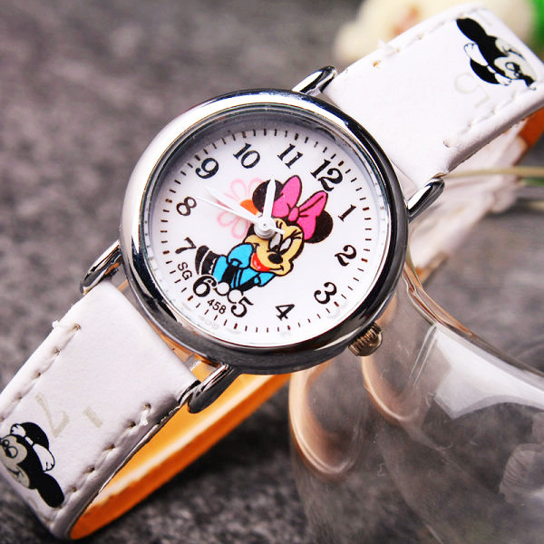 2023 Foreign Trade Mini Cartoon Belt Children's Watch Wholesale Cute Fashion Girl Quartz Watch Watch