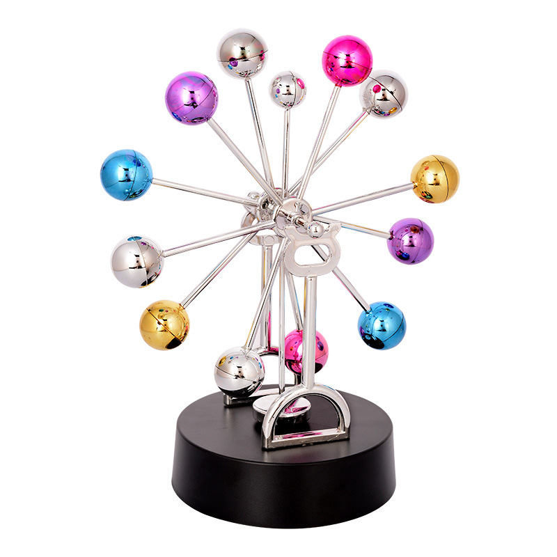 Creative color Ferris wheel electromagnetic pendulum creative permanent motion instrument model desktop ornaments Runting student Gifts Wholesale