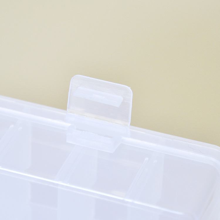 Removable 24-compartment transparent storage sorting jewelry hardware electronic parts fishing gear plastic compartment storage box
