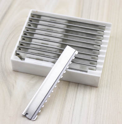 Stainless steel hair cutting blade multi-style beauty salon blade 10 pieces in a box