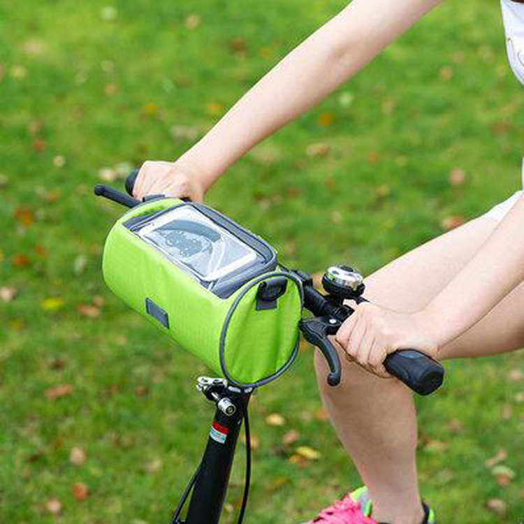 Cross-border new bicycle bag handlebar bag front bag mountain bike accessories cycling bag touch screen mobile phone bag