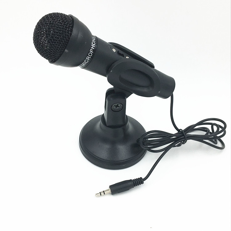 Computer microphone karaoke voice chat microphone with base KTV Mai DC3.5 microphone voice YY chat