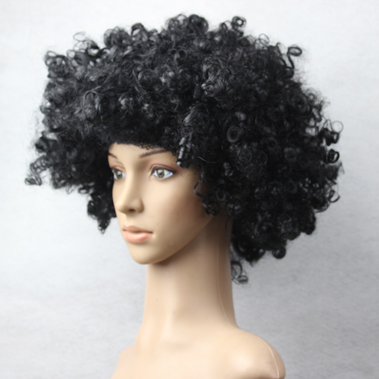 Clown performance wig wholesale props Halloween funny funny color headgear fans fluffy explosive head