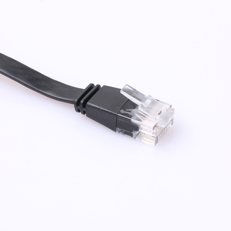 8 コア純銅ダブルツイストブラック Cat6 ネットワークケーブル 1 メートル 2 メートル Rj45 イーサネットケーブル 6 クラス格納式|undefined