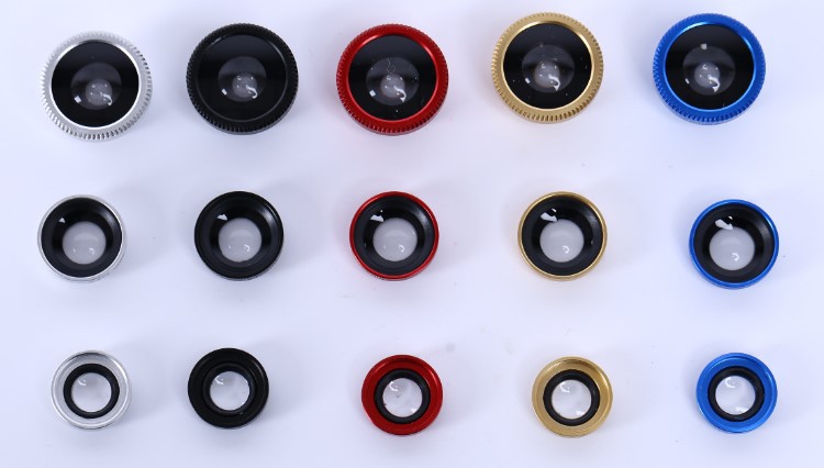 Mobile phone lens wide-angle macro fisheye three-in-One 4K fisheye lens wide-angle lens Shangrao factory direct supply tremolo