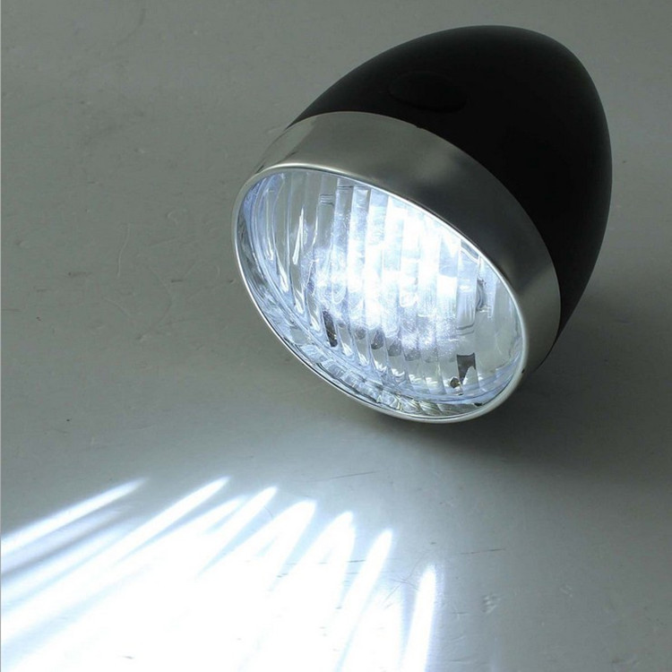 Factory Bicycle Headlight Mountain Bike Retro Headlight 3LED Cycling Light Car Front Light Night Riding Equipment
