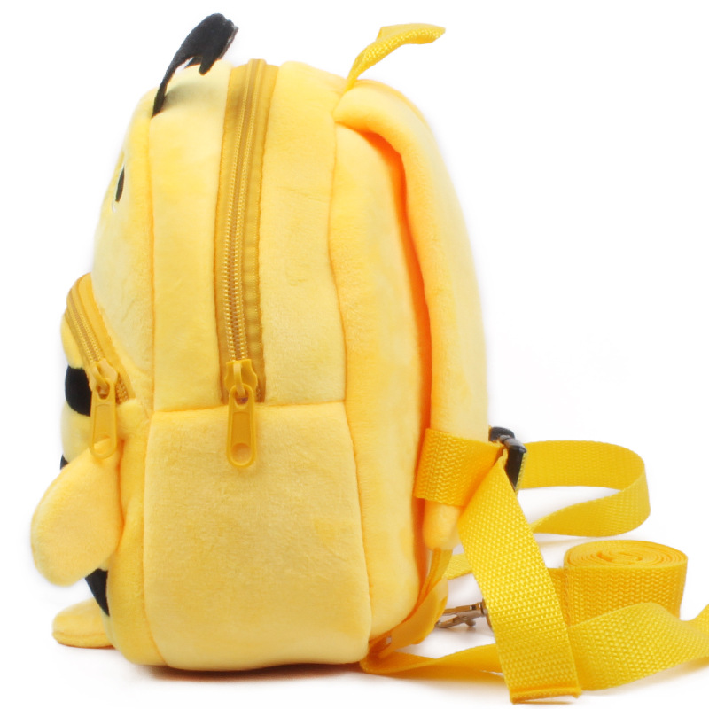 Cute 1-2 years old boys and girls baby bag anti-lost cartoon plush bag baby traction rope a generation of hair