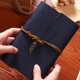 A6 leather loose-leaf notebook leaf notebook strap notepad carry-on book travel Ledger sub-business record