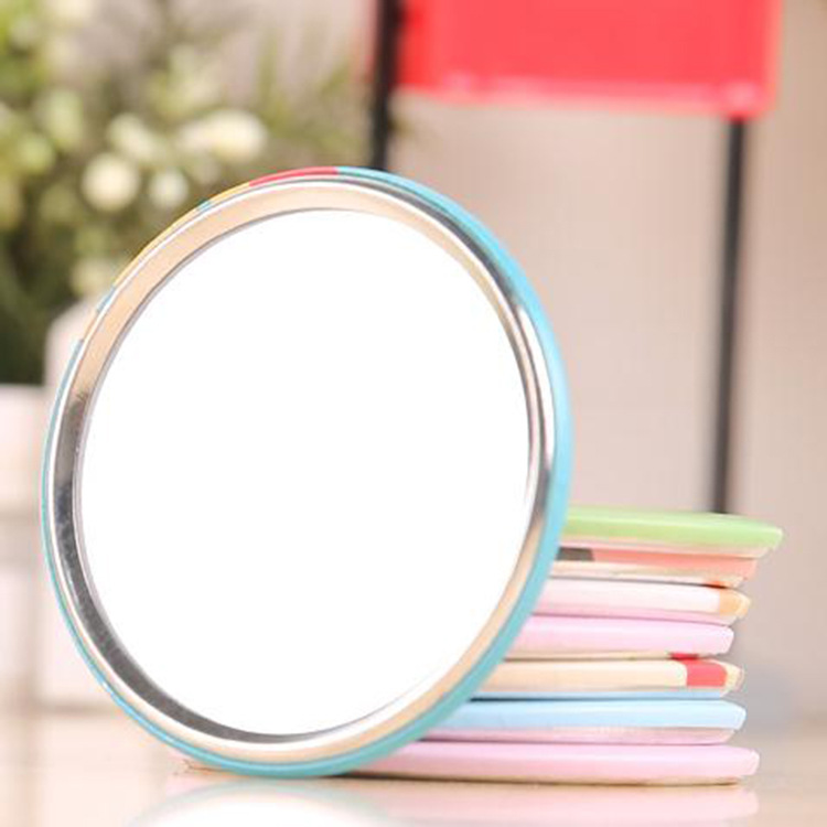 Korean style cute makeup mirror, portable makeup mirror, portable small mirror, mini makeup mirror, small round mirror gift