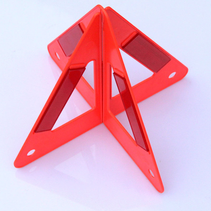 Car triangle reflective warning sign vehicle fault parking warning card combination simple tool