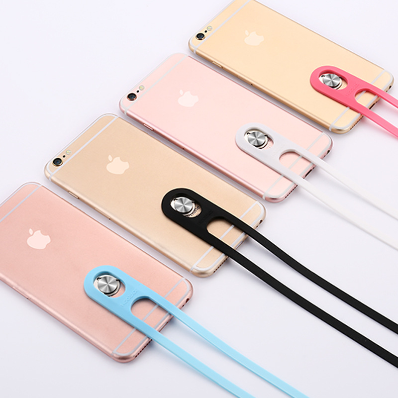 Spot wholesale silicone mobile phone lanyard doll mobile phone anti-lost lanyard certificate badge lanyard neck rope