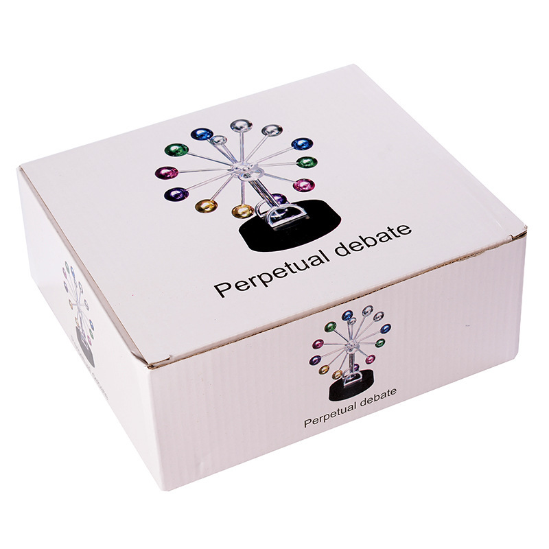 Creative color Ferris wheel electromagnetic pendulum creative permanent motion instrument model desktop ornaments Runting student Gifts Wholesale