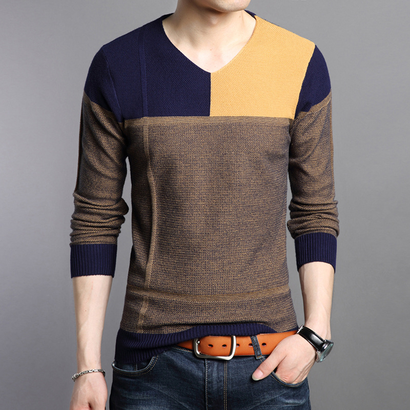 2012 autumn and winter new men's sweater fashion slim Korean pullover v-neck men's sweater manufacturers main business
