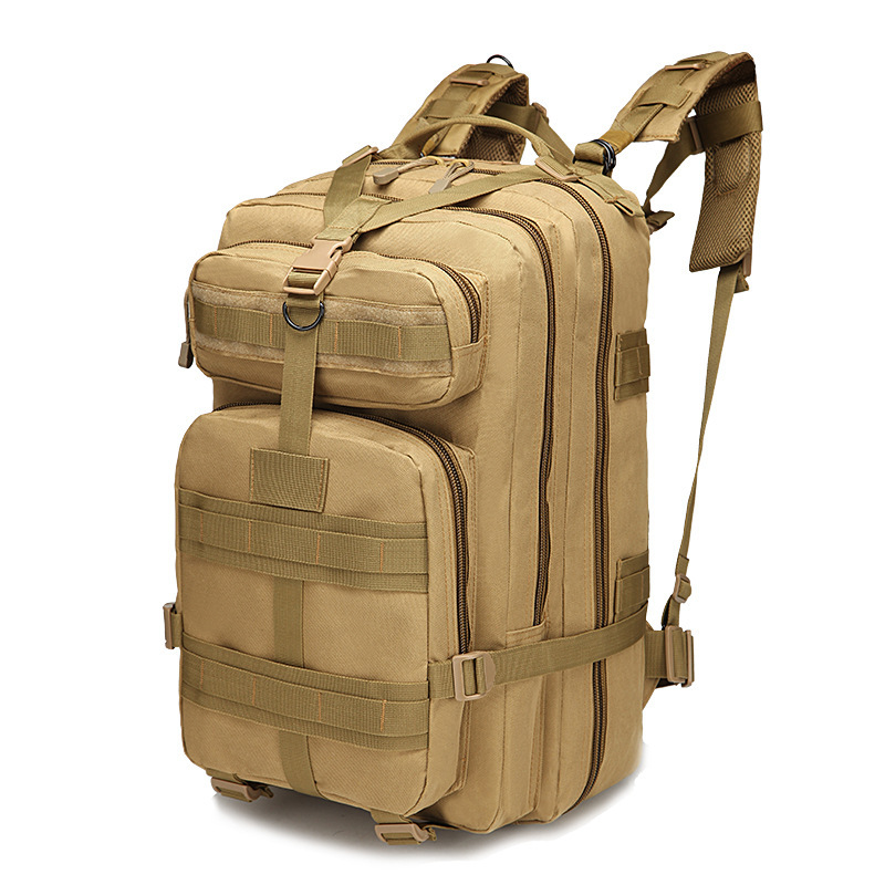 大型 45l アウトドアスポーツ登山旅行ダブルショルダーバックパックキャンプ迷彩戦術的なバックパック 3p リュックサック|undefined