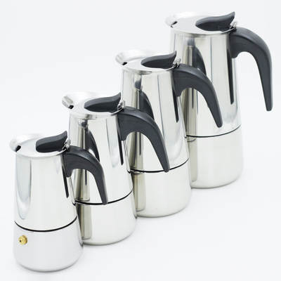 Stainless Steel Mocha Pot Coffee Pot Foreign Trade Hot Coffee Pot Italian Mocha Pot Thickened Belly Pot