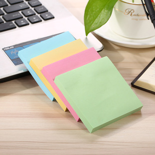 Spot color note book 76*76mm square Post-It office stationery instant note paper wholesale