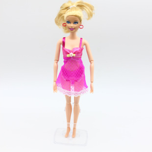 Doll Dress Up Three-Piece Velcro Underwear Underwear + Briefs + Coat Doll Clothes