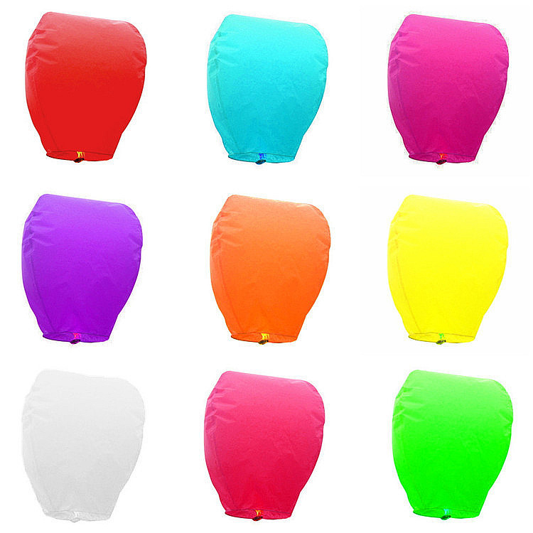 Large Kongming Lamp wholesale flame retardant wax block sky lamp blessing wishing lamp Valentine's Day love square stall goods hot sale