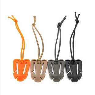 Triangle ITW with elastic rope storage buckle 1-inch ribbon finishing fixed buckle coil clip storage ribbon clip