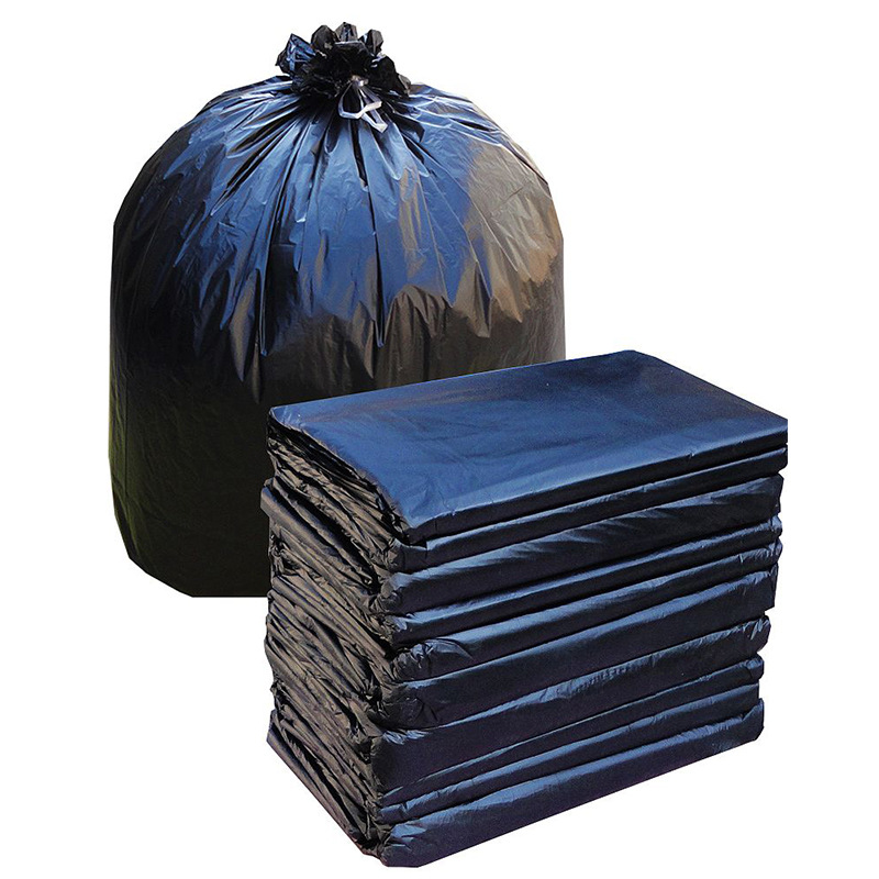 Black garbage bags flat wholesale oversized garbage bags a batch of large garbage bags large industrial use