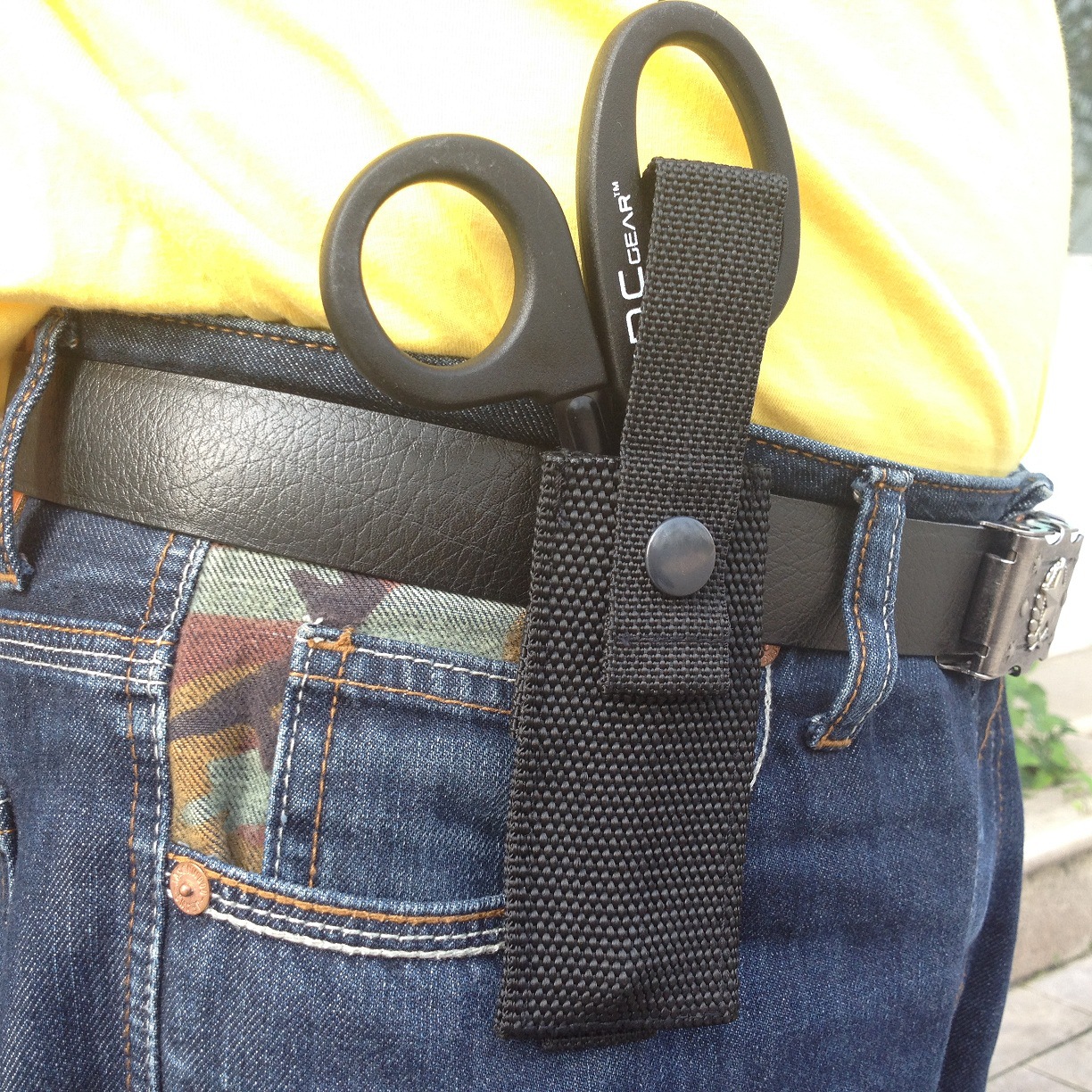 Army fan scissors bag scissors bag vest vice package camping hiking cycling equipment accessories package
