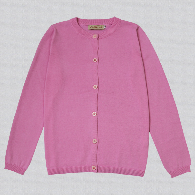 2022 New ins spring and autumn cotton baby solid color sweater knitted cardigan coat parent-child mother