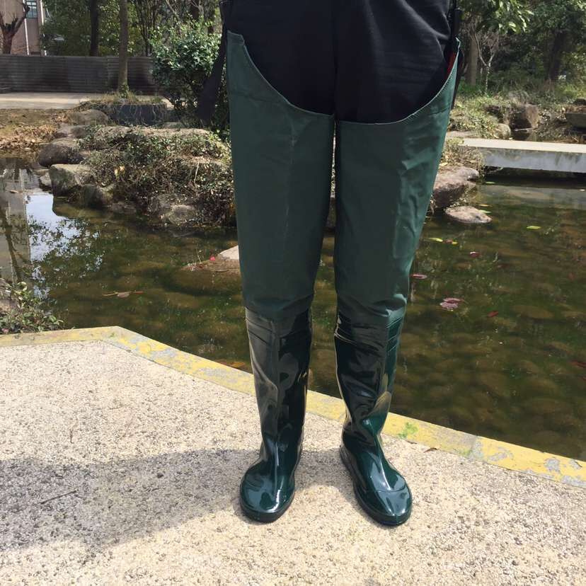 Wholesale extended knee-length transplanting shoes summer men's soft bottom wear-resistant non-slip water pants transplanting boots Paddy shoes factory direct sales