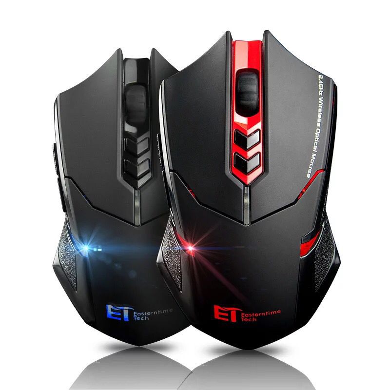 [Factory wholesale] ET wireless mouse X08 mute gaming computer mouse mouse mouse laser mouse silent version