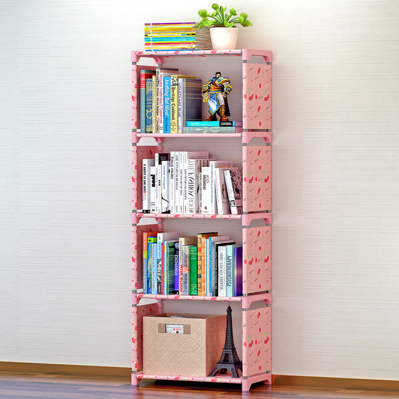 Solno Simple Bookcase Bookcase Storage Organize Storage Creative Combination Layer Shelf Floor-Standing Children's Bookshelf
