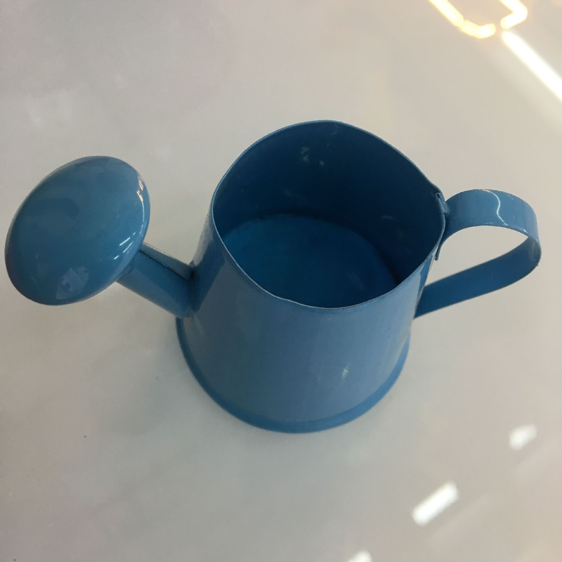 Color mini ultra-small watering kettle iron flower household decorative keg spot supply