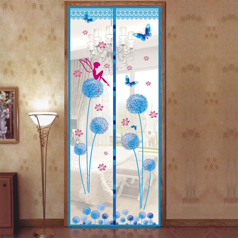 Factory direct: free 7-button mosquito screen door summer mosquito curtain encryption magnetic screen screen door wholesale