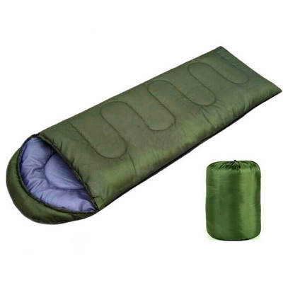 Outdoor envelope hooded sleeping bag four seasons universal color matching summer thin inner bag camping travel sleeping bag adult sleeping bag