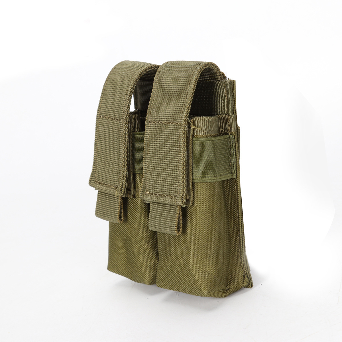 Outdoor tactical double clip bag molle clip accessory bag 9mm clip waist hanging bag two-piece bullet bag