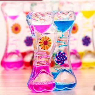 New Oil Drain Crystal Oil Drops Acrylic Ornaments Crafts Hourglass Student Gift Children Play