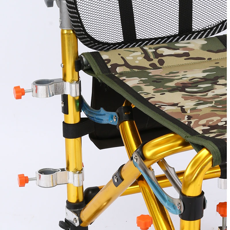 Factory wholesale fishing umbrella stand fishing chair aluminum alloy folding umbrella stand fishing gear fishing chair umbrella stand accessories