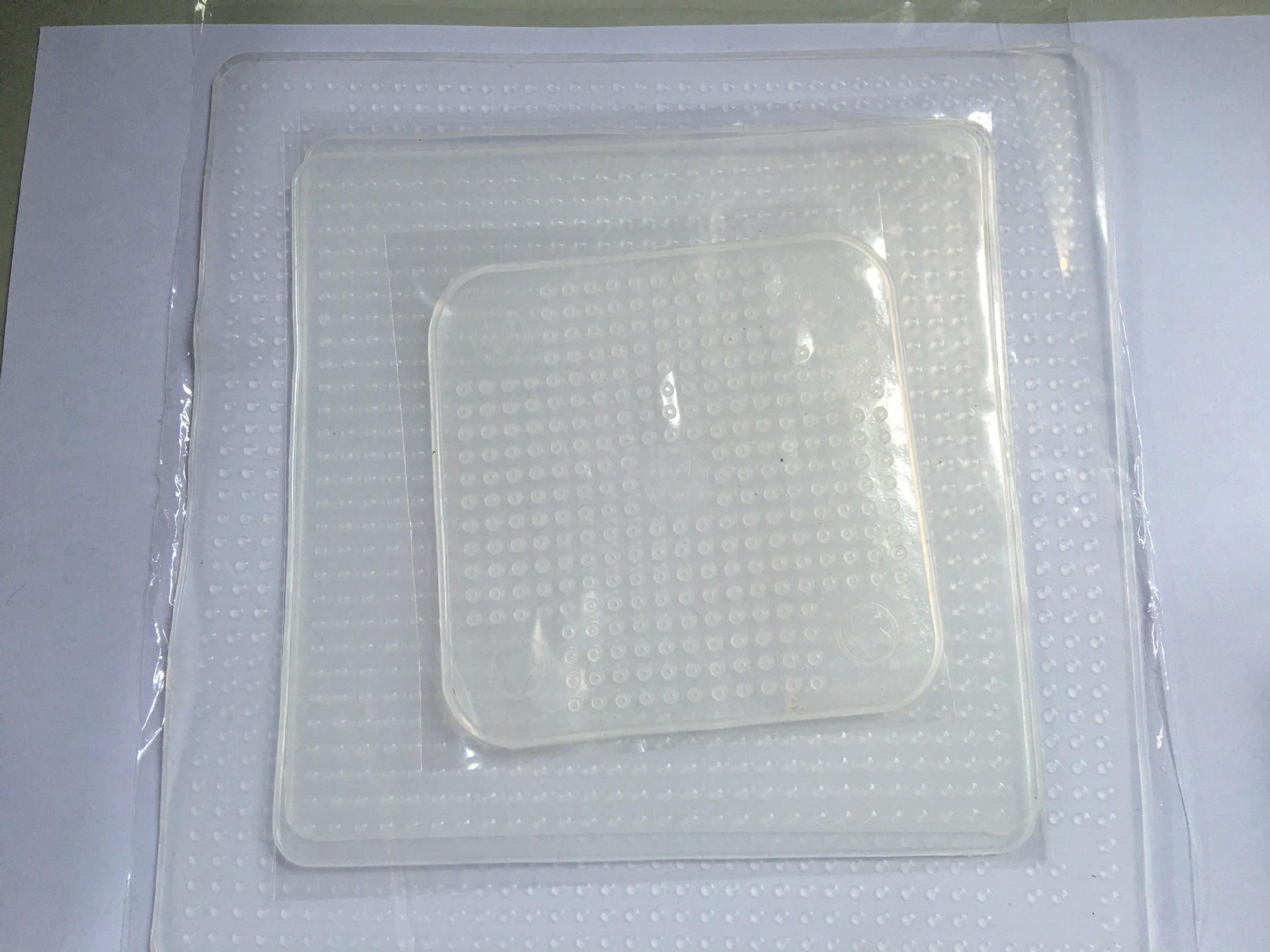 4-piece set of food silicone food cling film sealed bowl cover